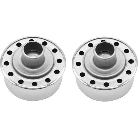 Deux soupapes de ventilation de couvercle de soupape rondes à enfoncer pour couvercles de soupape d'alésage de 1-1/4 pouce convenant aux moteurs Chevrolet 327, 350, 396, 454, 302 et 351W. (1/3)
