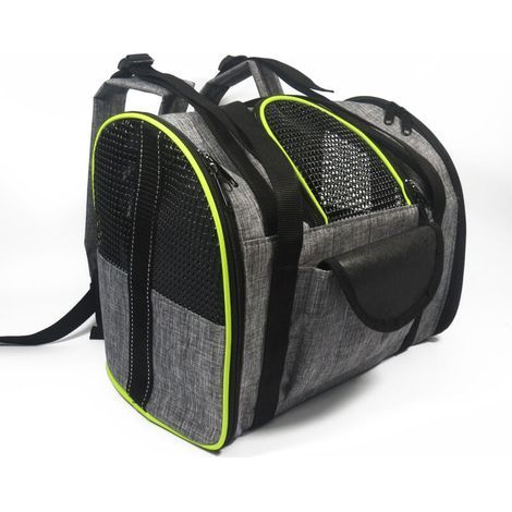 YMYNY Hunde-/Katzenrucksack, tragbare Haustiertragetasche mit faltbarer und atmungsaktiver Multifunktions-Reisetasche, ideal für Haustiere von 3-10 kg (1/5)
