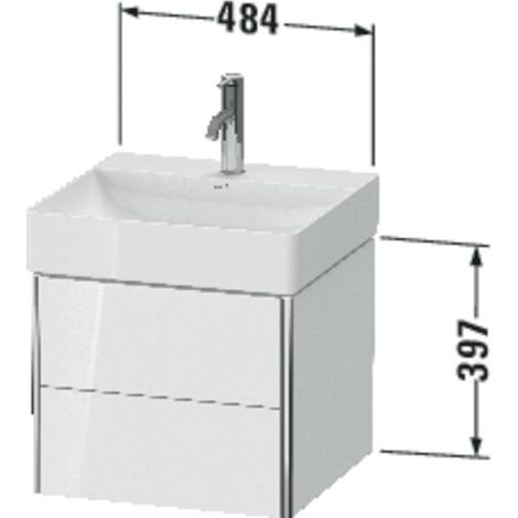 Duravit XSquare Waschtischunterbau wandhängend, 2 Schubkästen, (1/5)