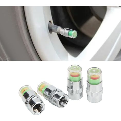 4 capteurs indicateurs de pression des pneus automobiles pour valve (1/5)