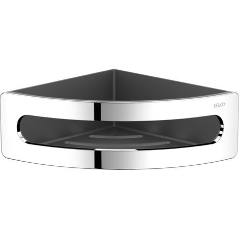 Keuco Elegance - Eckablage, Anthrazit/Chrom 11657010001