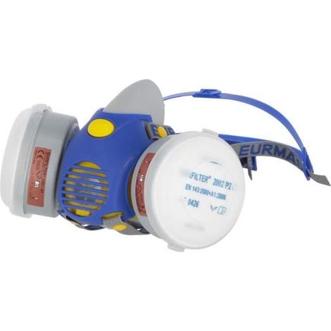 Semimaschera kerbl a1p2 sistema doppio filtro leggero