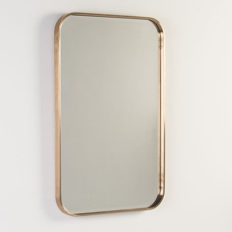 Miroir 65x4x100 Verre/Métal Couleur Bronze (1/3)