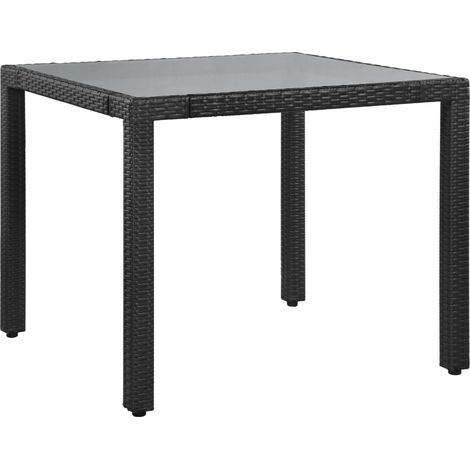 Maison Exclusive - Set da Pranzo da Giardino 5 pz in Polyrattan Nero (1/5)