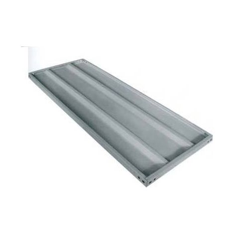 Ripiano unificato rinforzato Prometal 50x90 cm per scaffale versione a bullone colore grigio