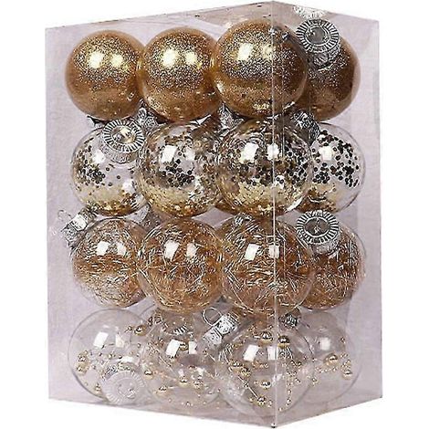 Boules de Noël Waterzx, décorations à suspendre pour sapin de Noël (1/5)