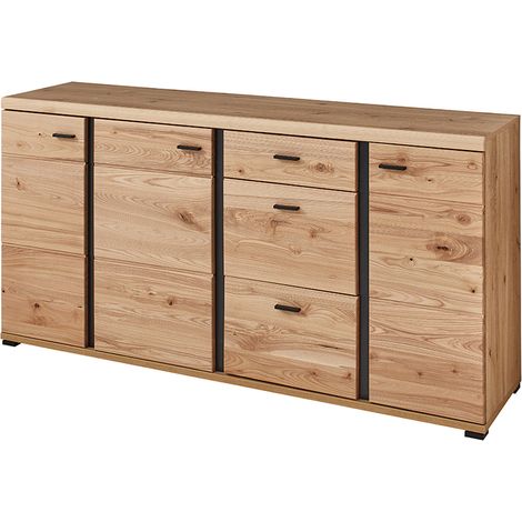 Sideboard 173cm, Altesche gebürstet, teilmassiv, SARINA-36 (1/5)