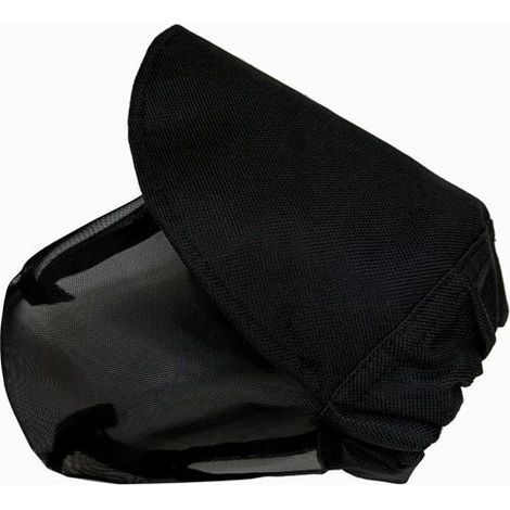 Capuche anti-moustiques et anti-piqûres d'insectes pour chien — Masque facial anti-morsures et anti-ingestion — noir — Taille L (1/5)