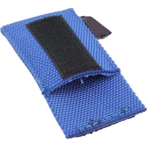 Tauchseilschneider-Etui, Aufbewahrungskoffer, Klettverschluss-Tragegurt, blaue technische Tauchausrüstung (1/5)