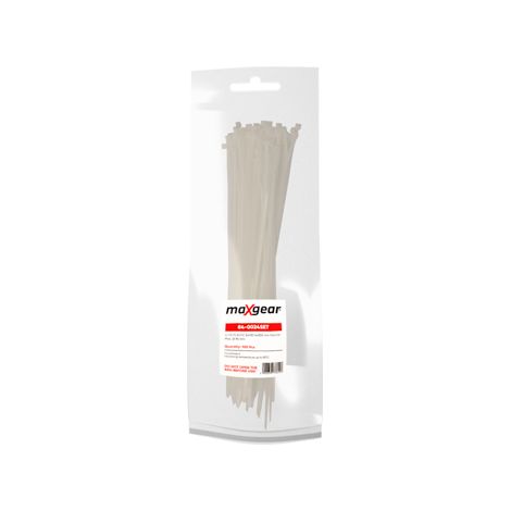 BANDE PLASTIQUE MAXGEAR 4X300 (100 PCS) BLANC
