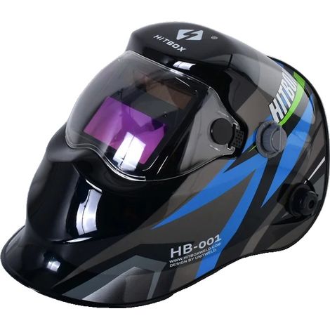 Schweißhelm, automatische Verdunkelung, weites Sichtfeld, HB004 (1/2)