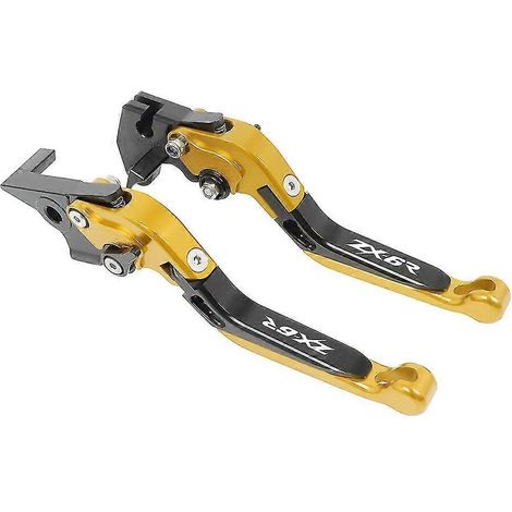 Leviers de frein et d'embrayage réglables CNC pour moto Kawasaki Ninja ZX-6R ZX6R ZX636 ZX 6R ZX 636 2019 2020 --YBY (1/5)