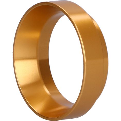 58 mm Kaffeedosierring, Ersatz-Antifliegen-Pulverabdeckung, Dosiertrichter, Kaffeemaschinenteile (Gold) (1/5)