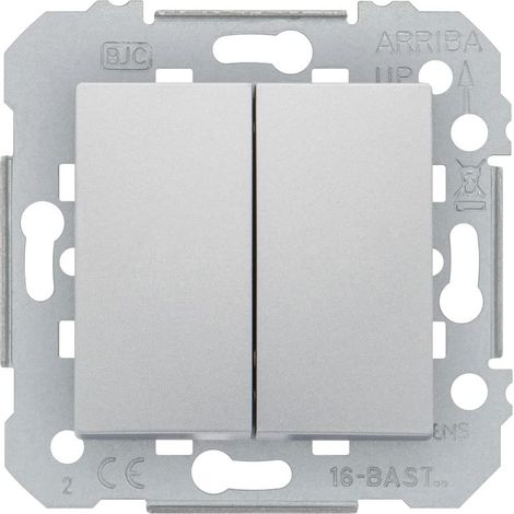 SIEMENS DELTA VIVA INTERRUPTEUR DOUBLE VA ET VIENT SILVER SIE003957