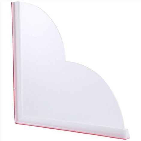 2 Pièces Protection Contre les Éclaboussures D'Angle Baignoire,Protection D'Angle en Acrylique,Protection Baignoire (1/5)