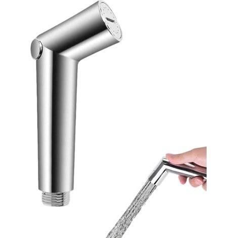 Bidet de douche à main 1 pièce, pulvérisateur à pression réglable pour la salle de bain à la maison, pulvérisateur antirouille à pression réglable pour le nettoyage des bébés et des animaux (1/5)