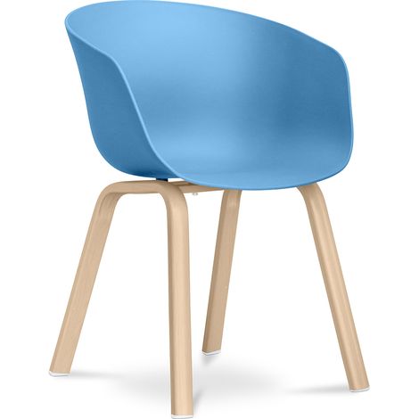 Maylis Chair Skandinavisches Design - Mattes Blue