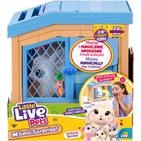 Lil Live Pets Mama Rabbit – Ein interaktives Spielzeug, das Ihr Haustier zum Leben erweckt. (1/2)
