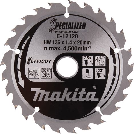 Makita EFFICUT Hoja de sierra 136x20x25Z - E-12120