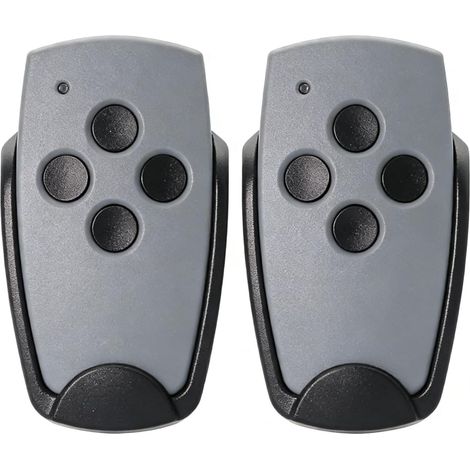 Lot de 2 émetteurs portatifs de rechange 868,3 MHz pour porte de garage Digital 302, D304, D321, D323, D384, 4 canaux, compatible avec le système multi-bits 868,3 MHz (1/5)
