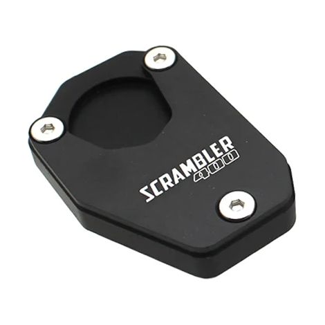 (Black Scrambler400) Compatible avec Scrambler400 et Speed400 : extension de béquille latérale pour moto Scrambler 400X Speed 400. Maxpower (1/4)