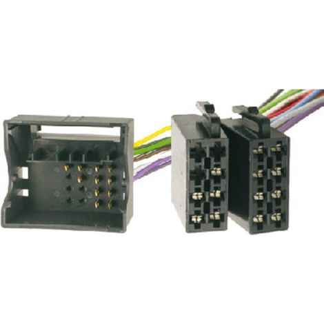 Faisceau ISO Autoradio AI24 compatible avec Audi Seat Skoda VW - voir liste