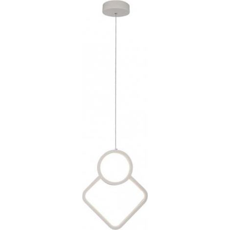 Lampadario LED a Sospensione 12W dal Design Moderno 28196cm Colore Bianco 4000K SKU-15338 (1/5)