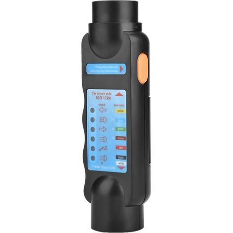 Testeur Remorque 7 Broches. 12V Testeur Feux Remorque Câble Câblage Circuit Outils de Diagnostic. pour Caravan RV Voiture