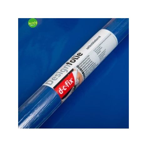 PLASTICA ADESIVA BLU SCURO LUCIDO DC FIX MINI 45X200 CM