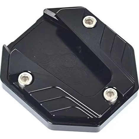 (Noir) Extension de béquille universelle, support de béquille latérale, accessoire moto en alliage d'aluminium Bi maxpower (1/4)