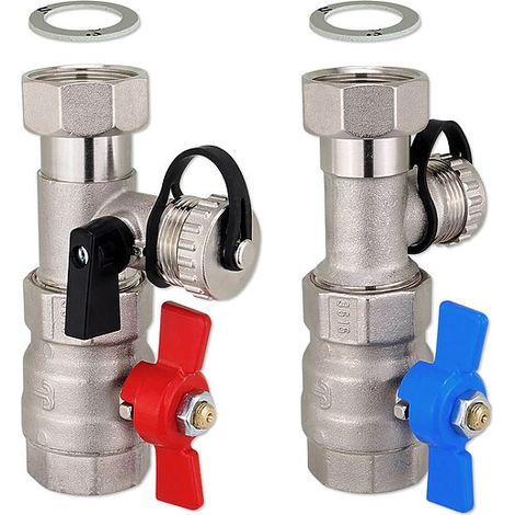 Buderus Anschluss-Set HKA 1", mit KFE-Hahn und MAG-Anschluss G 3/4"