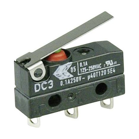 ZF DC3C-A1LB Microrupteur DC3C-A1LB 250 V/AC 0.1 A 1 x On/(On) IP67 à rappel 1 pc(s) (1/2)