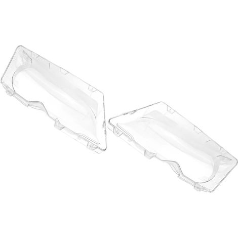 paire de caches de phares transparents pour voiture, gauche et droite, en ABS, pour BMW E46 2 portes (1999-2003) (1/5)