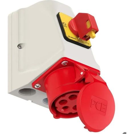 Presa Kombi Rossa 5 Poli 32A IP44