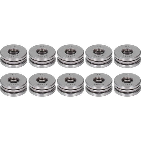 Packung mit 10 Einweg-Axialkugellagern 51200, Ersatzteilset für Geräte, Zubehör für Axiallager (1/5)