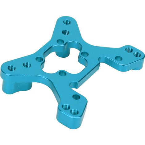 Support d'amortisseur avant en alliage d'aluminium compatible avec les voitures de rallye tout-terrain LC 1/14 Monster Truggy (bleu). (1/5)