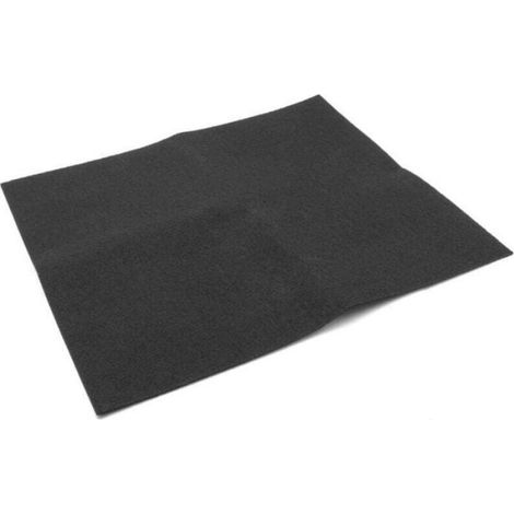 Filtre charbon actif universel hotte cuisine, 50x40cm, noir (1/3)