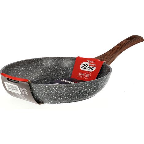 Mamù Padella ad induzione, antiaderente e antigraffio, Ø 22 cm, con alto spessore, extra resistente (1/4)