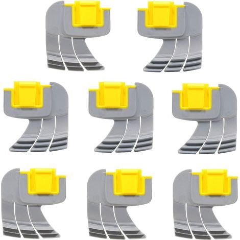 Cepillo de fregado ciclónico de repuesto de 6 piezas para limpiafondos Zodiac Polaris MX8 Elite, MX6 Elite y Maxx (R0714400) (1/5)