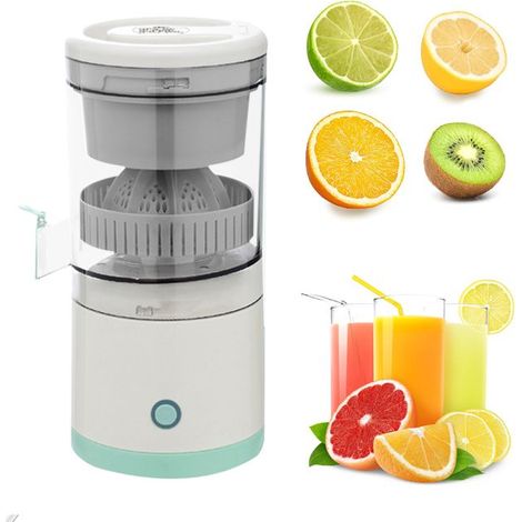 1 unité extracteur de jus électrique, presse-agrumes portable USB, pour citrons oranges pommes, idéal cuisine maison et voyage (1/2)