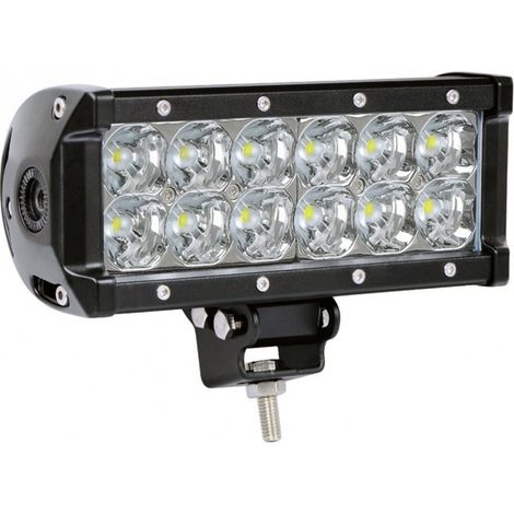 Trade Shop - Faro Lampada Supplementare Ip67 Ty- 36w 12 Led 6000k Profondità Suv Fuoristrada -