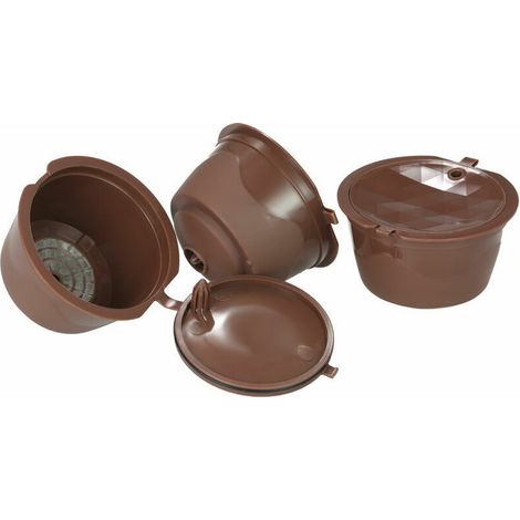 RHG Capsule de café 3 pièces, boîtier de filtre à café de tasse de filtre à café