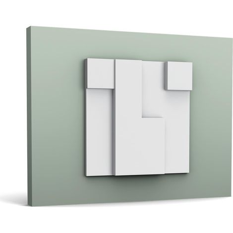 3d panneau mural Orac Decor W102 MODERN CUBI Élement décoratif design moderne blanc