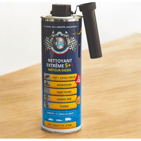 Nettoyant Extrême 5+1 Diesel - Additif Diesel 500 mL - Désencrasse l’Ensemble du Moteur - Redonne de la Puissance au Moteur (1/2)