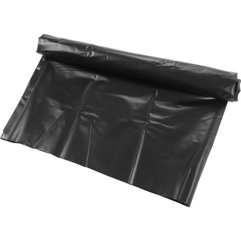 Bâche noire pour bassin en polyéthylène durable, idéale pour les cascades, les bassins à poissons et les fontaines de jardin. (1/5)