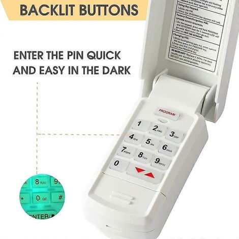 Télécommande pour ouvre-portes de garage Genie, clavier d'entrée 37332R (1/4)