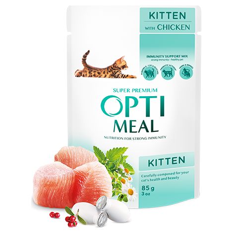 OPTIMEAL Gato Gatito Pollo 85g