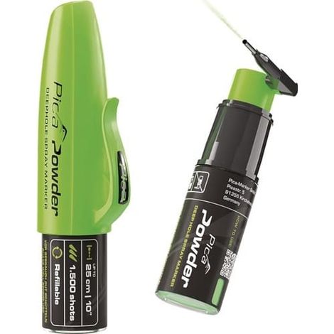 PICA Spray-Marker Powder DeepHole grün-fluoreszierend Inh.20g f.tiefe Bohrlöcher PICA (1/3)