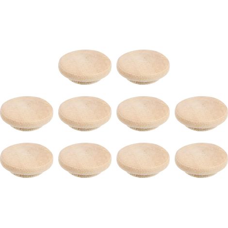 30 Pièces Bouchons de Trous en Bois 18x12mm Bouchons de Bois (1/5)