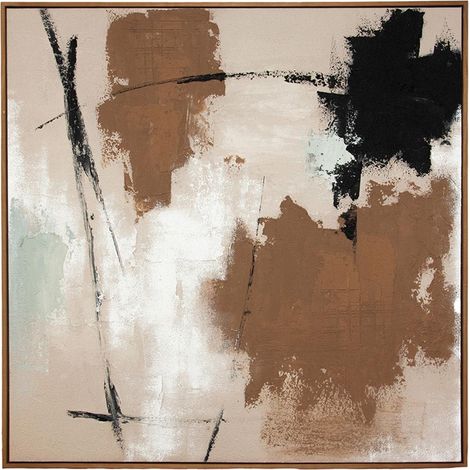 ANDREA HOUSE AX26017 Cuadro Abstracto Esauira 80X80Cm - ref: AX26017